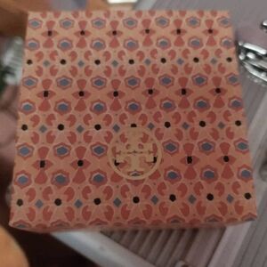 Tory Burch Orange Patterned Box Post It Notes